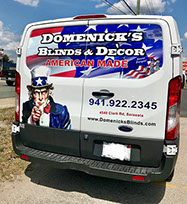 Domenick's Blinds & Decor Van